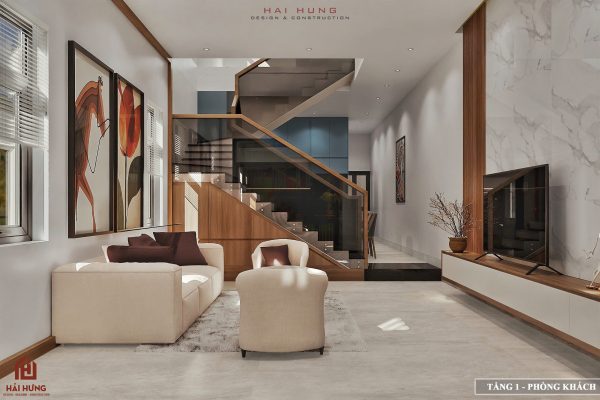 nhà đẹp 2 tầng Quy Nhơn Bố trí công năng linh hoạt, phù hợp cho các gia đình Việt Nam.webp