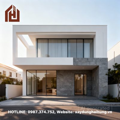 Phong cách nhà phố hiện đại