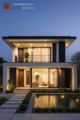 Các phong cách thiết kế nhà đẹp trọn gói Quy Nhơn mới nhất 2025: phong cách hiện đại – xu hướng dẫn đầu.webp