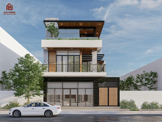 Mẫu nhà phố trong bộ sưu tập thiết kế nhà đẹp Quy Nhơn chuẩn hiện đại phù hợp khí hậu tỉnh Gia Lai (Bình Định cũ)