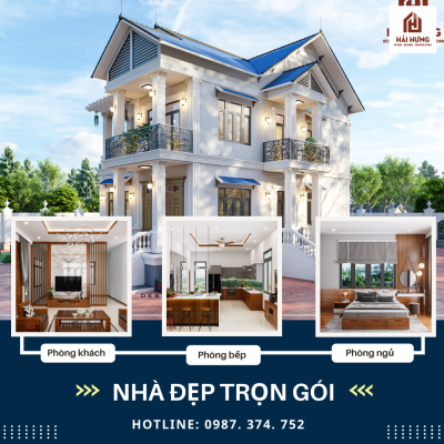Bộ sưu tập mẫu nhà xây nhà trọn gói Quy Nhơn từ 1 tầng đến 3 tầng đẹp vượt thời gian.webp