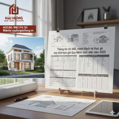 Thông tin chi tiết, minh bạch và thực tế báo giá xây nhà trọn gói Quy Nhơn mới nhất năm 2025.webp