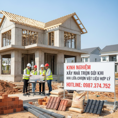 Kinh nghiệm xây nhà trọn gói khi lựa chọn vật liệu hợp lý.webp