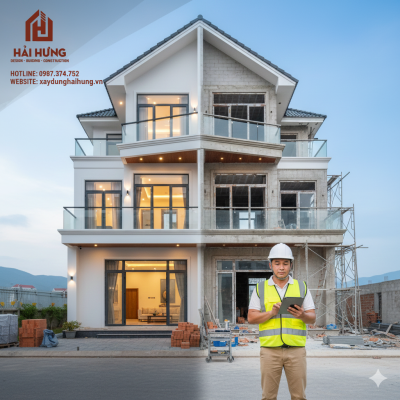 Quy trình xây dựng nhà đẹp Quy Nhơn theo yêu cầu cá nhân hóa từng không gian sống gia đình bạn.webp