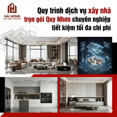 Quy trình dịch vụ xây nhà trọn gói Quy Nhơn chuyên nghiệp tiết kiệm tối đa chi phí.webp
