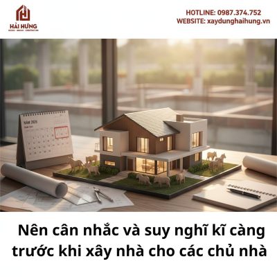 Nên cân nhắc và suy nghĩ kĩ càng trước khi xây nhà cho các chủ nhà.webp
