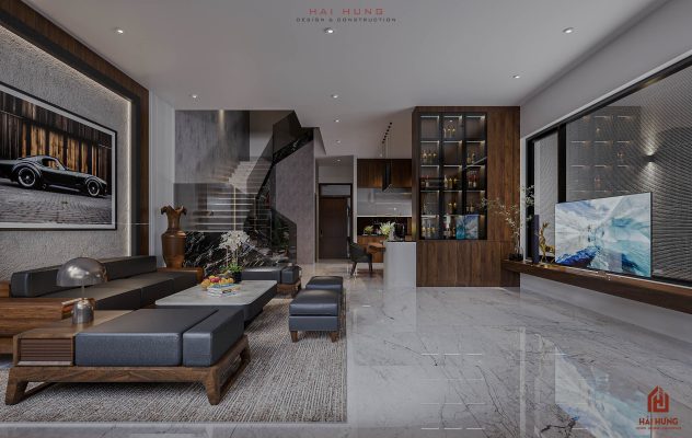 Xu hướng thiết kế nhà phố mới nhất hiện nay được các chủ nhà ưu tiên lựa chọn với không gian mở.webp