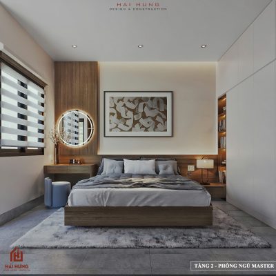 Điểm nhấn của thiết kế nhà đẹp 2 tầng Quy Nhơn mẫu nhà 2 tầng Quy Nhơn sở hữu ban công đẹp – giếng trời – không gian xanh