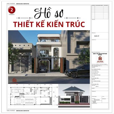 Phần kiến trúc của hồ sơ thiết kế xây nhà trọn gói Quy Nhơn.webp