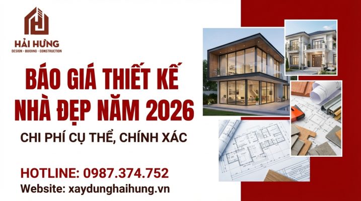 Chi phí dự kiến của thiết kế nhà đẹp