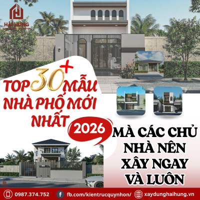Xu hướng mẫu nhà xây trọn gói 3 tầng mới nhất tại quy nhơn năm 2026.webp