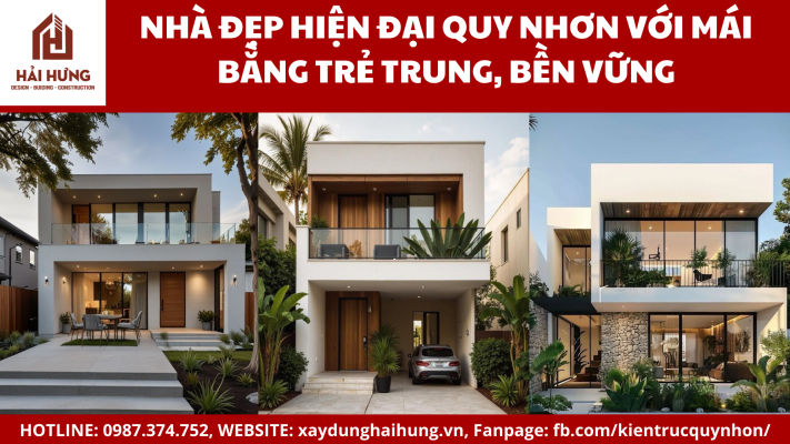 2. Nhà Đẹp Hiện Đại Quy Nhơn Với Mái Bằng Trẻ Trung, Bền Vững.webp