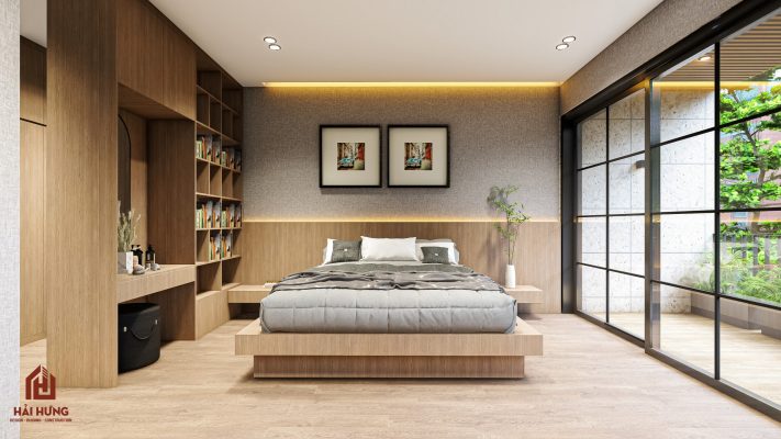 Tầng 2 của nhà đẹp 2 tầng Quy Nhơn