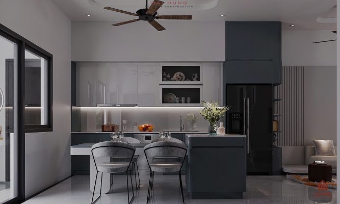 Công năng tiêu biểu của thiết kế nhà đẹp 2 tầng Quy Nhơn.webp