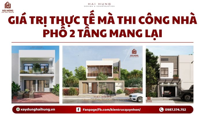 Giá trị thực tế mà thi công nhà phố 2 tầng mang lại.webp