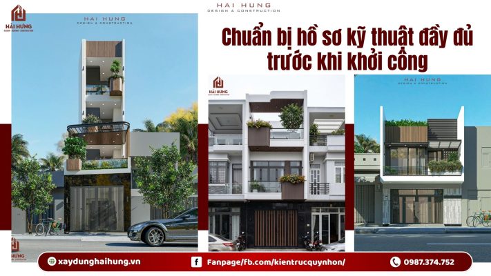 Chuẩn bị hồ sơ kỹ thuật đầy đủ trước khi khởi công.webp