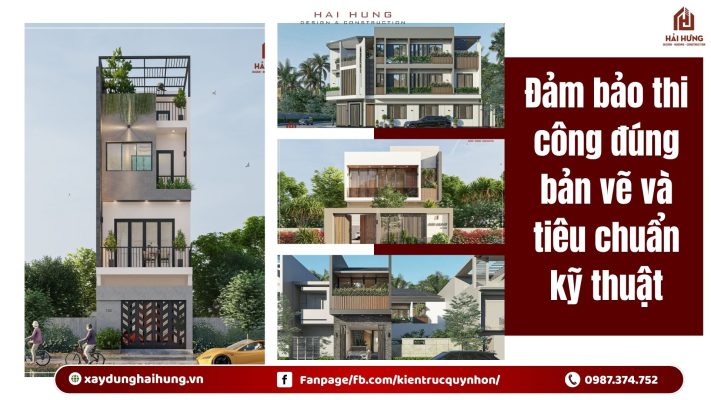 Đảm bảo thi công đúng bản vẽ và tiêu chuẩn kỹ thuật.webp