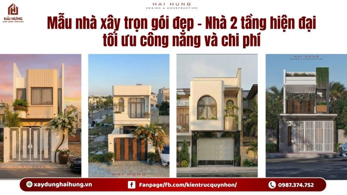 Mẫu nhà xây trọn gói đẹp - Nhà 2 tầng hiện đại tối ưu công năng và chi phí.webp