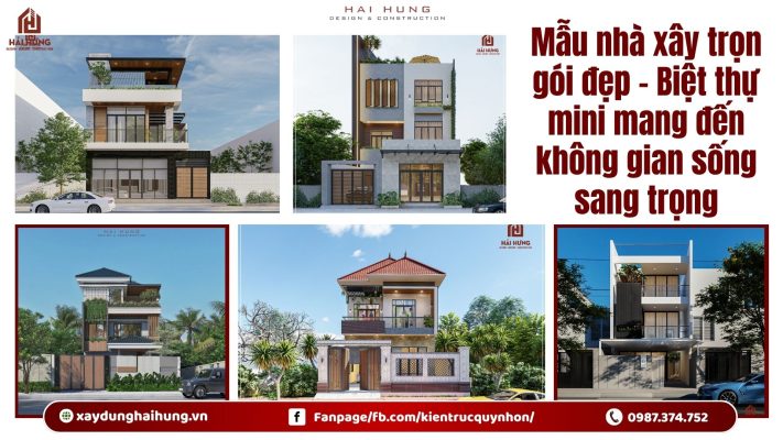 Mẫu nhà xây trọn gói đẹp - Biệt thự mini mang đến không gian sống sang trọng.webp