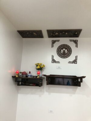 Trang thờ nhà phố hiện đại
