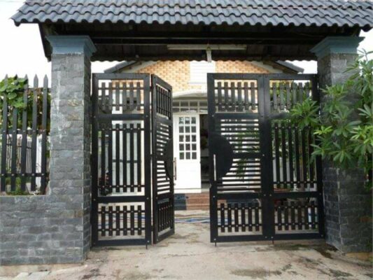 Thiét kế cửa cổng nhà hiện đại đẹp nhát 2023