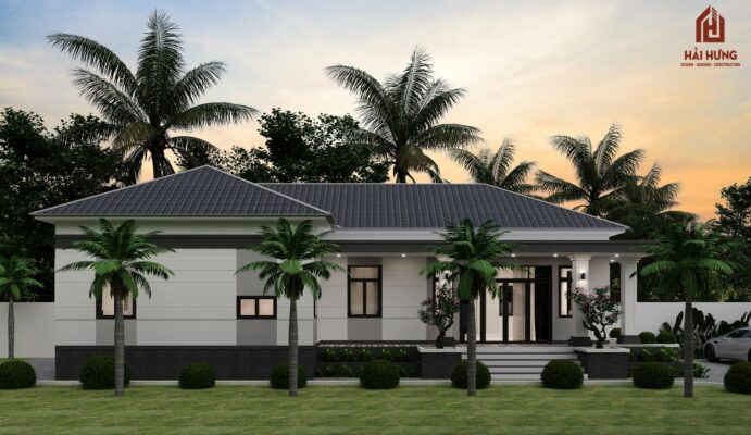 Nhà vườn mái Nhật chi phí dưới 1 tỷ