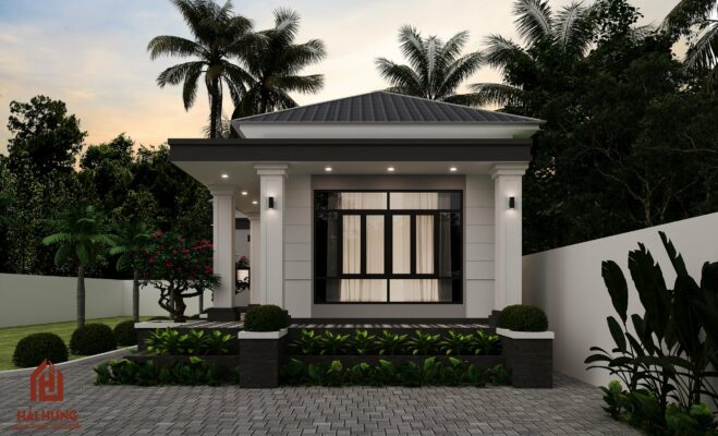 Nhà vườn mái Nhật chi phí dưới 1 tỷ