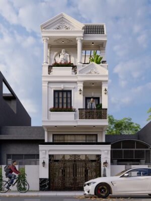 thiet ke nha pho 5x20 hien dai