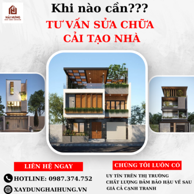 Khi nào cần tư vấn sửa chữa cải tạo nhà