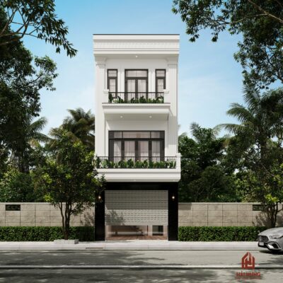 Thiết kế nhà đẹp tân cổ điển hiện đại