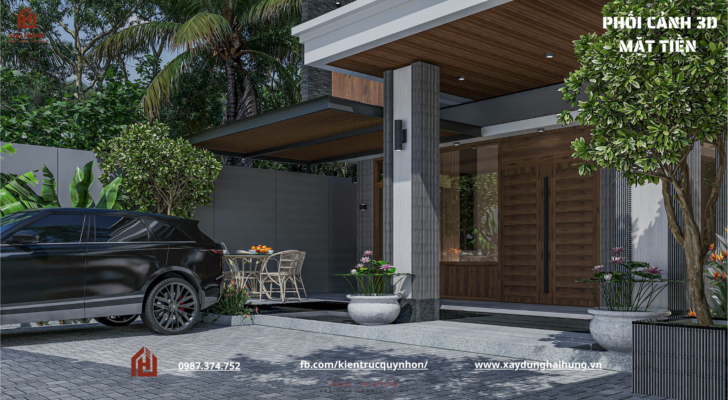 biệt thự vườn mái Nhật 257M2