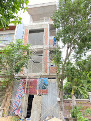 Cập nhât tiến độ thi công nhà phố hiện đại 4 tầng