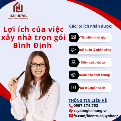 Lợi ích của việc xây nhà trọn gói Bình Định