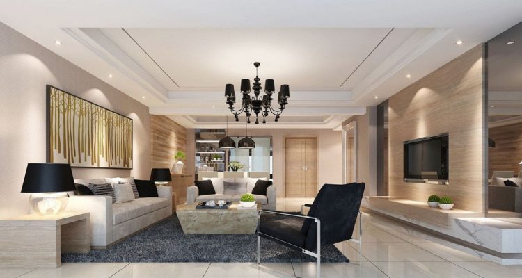 Thiết kế Màu sắc và ánh sáng nội thất biệt thự 3 tầng