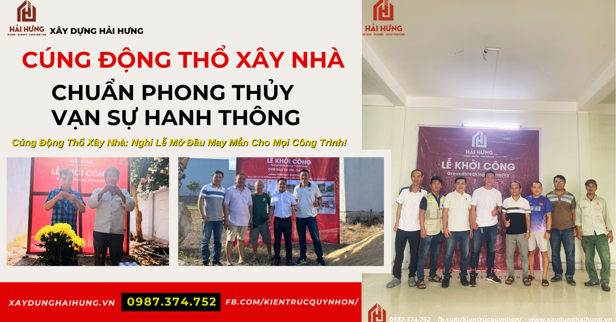 Cúng Động Thổ Xây Nhà – Bí Quyết Gặp Lành Tránh Dữ Ai Cũng Nên Biết!