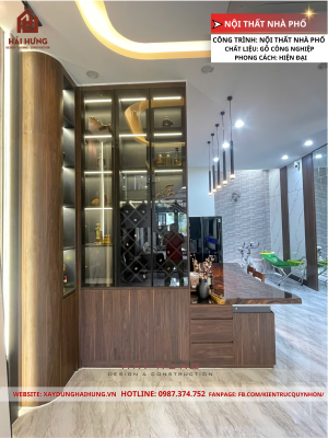 Mời mọi người cùng xem qua mẫu thiết kế nội thất nhà phố mang phong cách hiện đại sang trọng:
