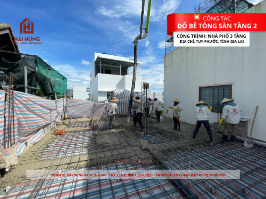 Đổ bê tông liên tục và kiểm soát chất lượng bê tông