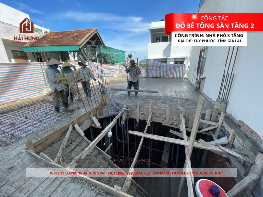 Đổ bê tông liên tục và kiểm soát chất lượng bê tông