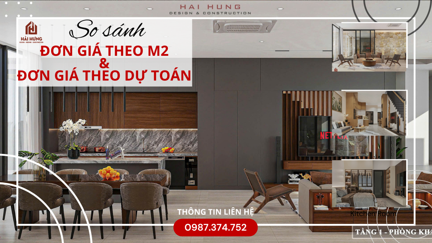 So sánh đơn giá xây nhà trọn gói theo m2 và đơn giá xây nhà theo dự toán chủ nhà cần hiểu rõ trước khi xây nhà