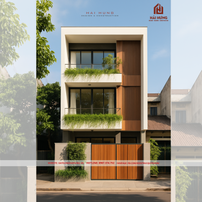 Mời mọi người xem qua các mẫu nhà phố đẹp mới nhất do Hải Hưng gửi đến các quý khách hàng: