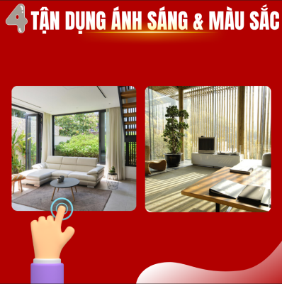 Tận dụng ánh sáng và màu sắc hài hòa trong thiết kế nội thất nhà ở .webp