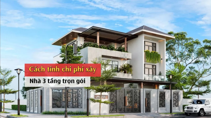 Công thức tính nhanh chi phí xây nhà 3 tầng theo m².webp