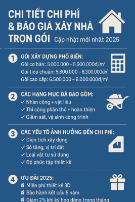Chi phí xây dựng nhà được báo giá minh bạch?