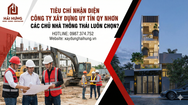 Tiêu chí nhận diện công ty xây dựng uy tín Quy Nhơn các chủ nhà thông thái luôn chọn?
