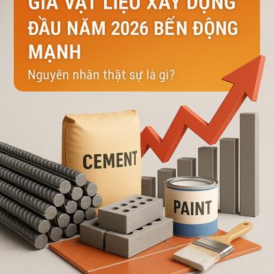 Giá vật liệu xây dựng năm 2026