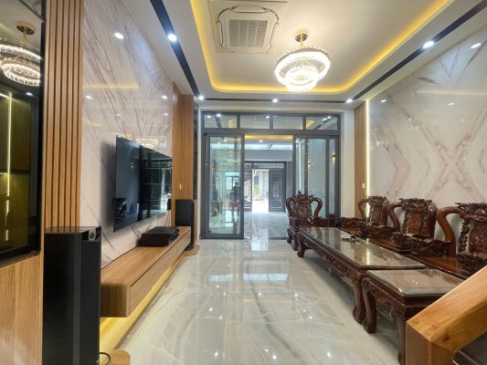 Nội thất hoàn thiện là yếu tố ảnh hưởng đến xây nhà 3 tầng tại Quy Nhơn