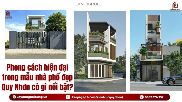 Phong cách hiện đại trong mẫu nhà phố đẹp Quy Nhơn có gì nổi bật?.webp