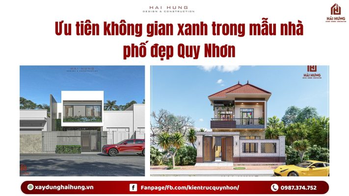 Ưu tiên không gian xanh trong mẫu nhà phố đẹp Quy Nhơn.webp