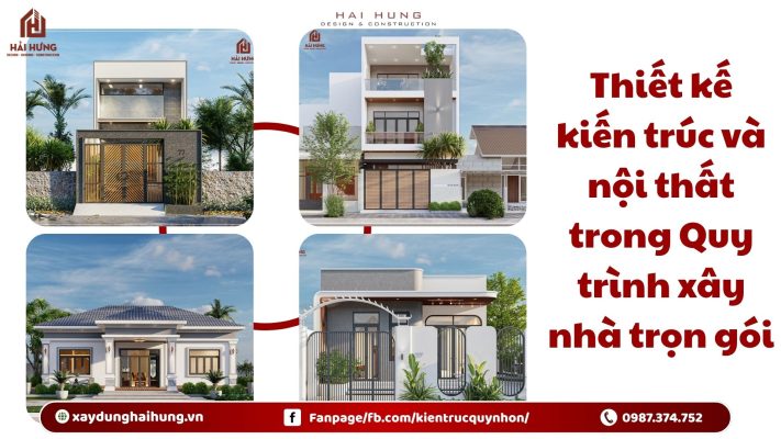 Thiết kế kiến trúc và nội thất trong Quy trình xây nhà trọn gói.webp