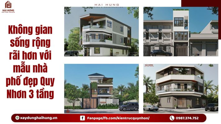 Không gian sống rộng rãi hơn với mẫu nhà phố đẹp Quy Nhơn 3 tầng.webp